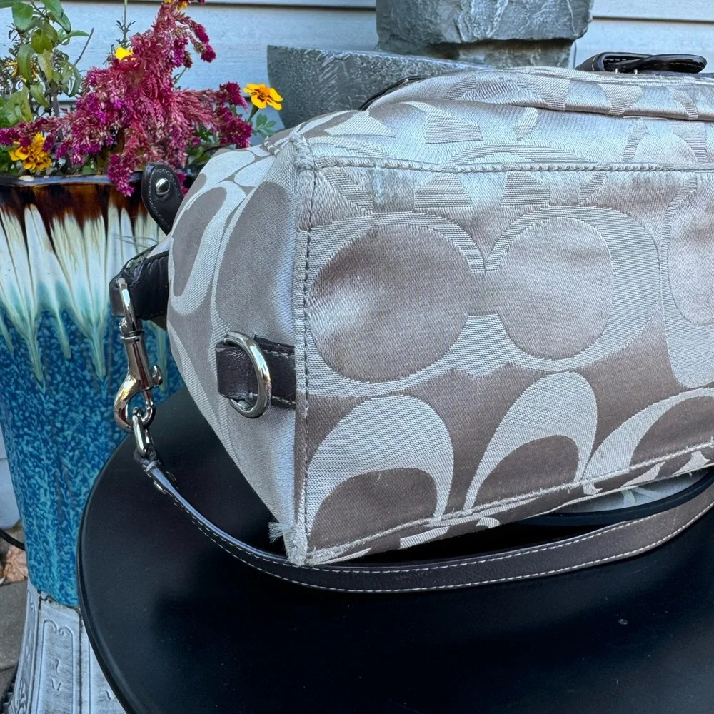 Coach Campbell Signature Satchel
